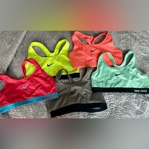 Women’s Nike Sports Bras Bundle - multiple colors